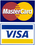 Master Card and Visa Logos